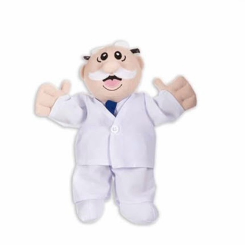 Dr Simi White Plush Toy